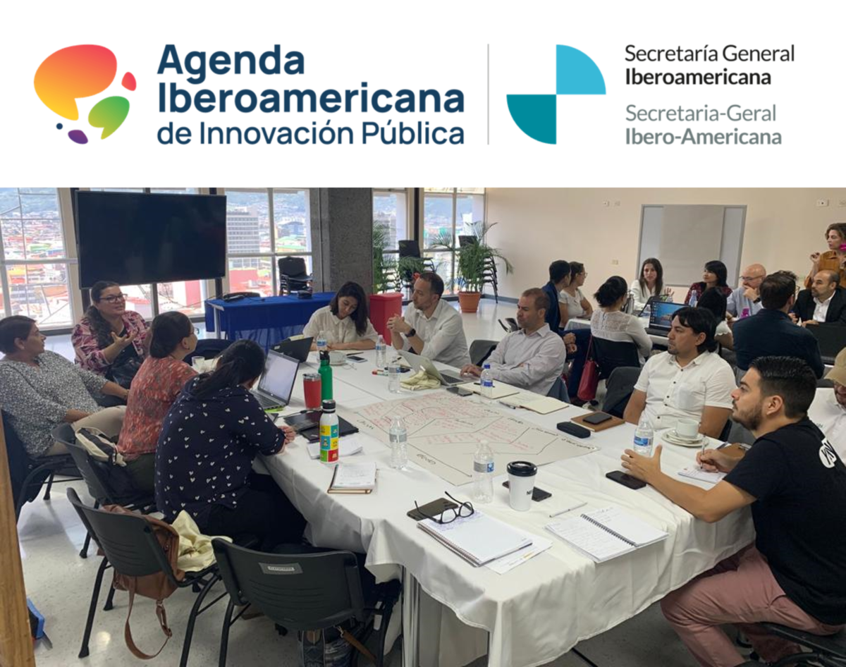 Imagem da participação do LabX na Agenda Ibero-Americana de Inovação Pública em San José, Costa Rica de 2 a 6 de outubro de 2023.